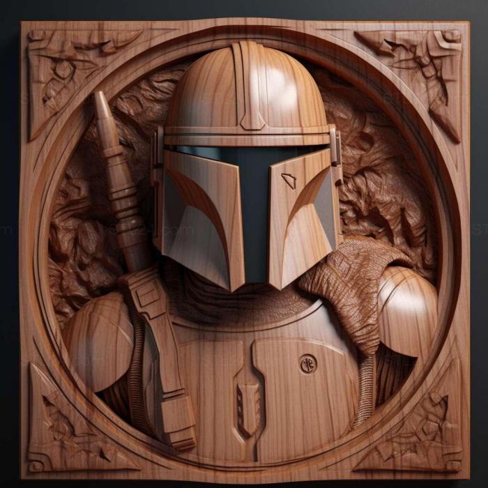 Games (Mandalorian 3, GAMES_31191) 3D models for cnc